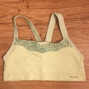 Tribal Yellow Patagonia Sports Bra